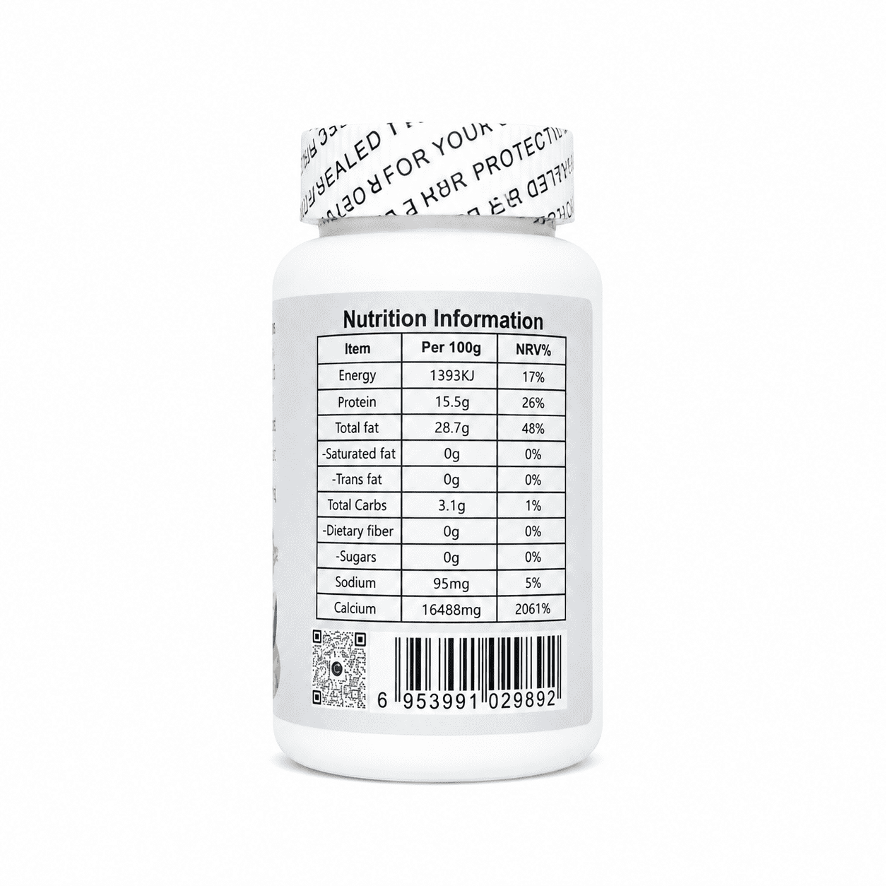 Natural Liquid Calcium Soft Capsules